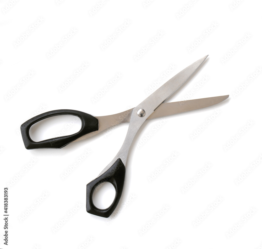 Tailoring scissors isolated on white background Tailoring scissors isolated on white background