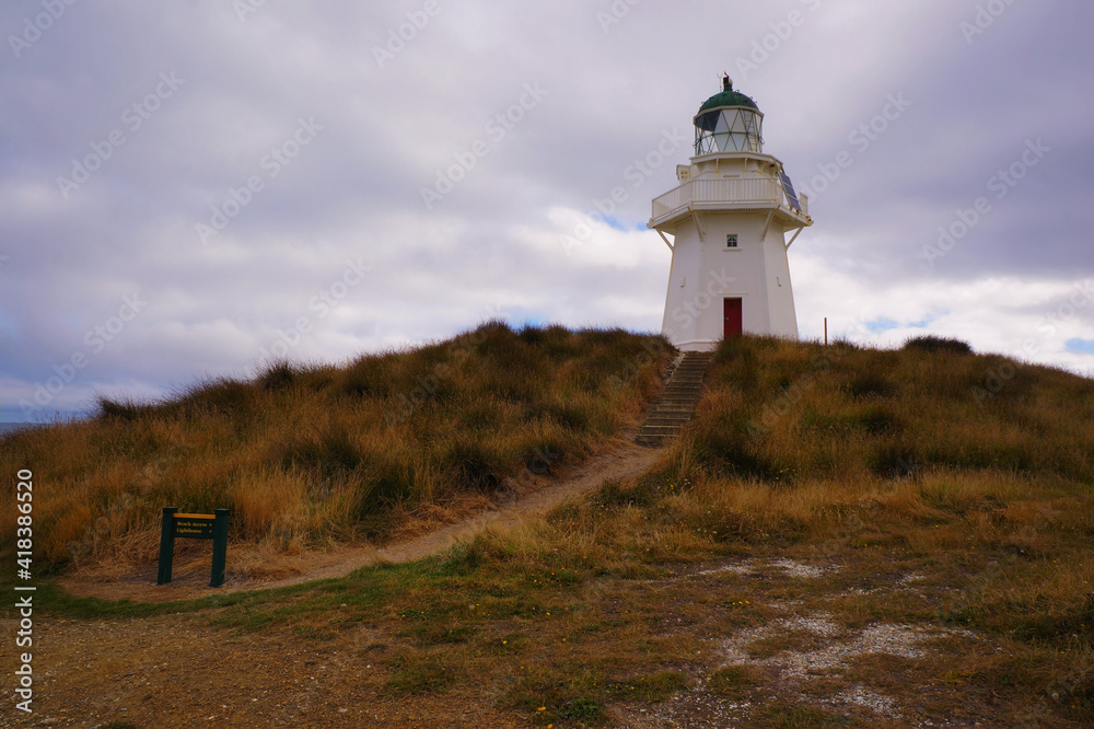 Waipapa Point Lighthouse in New Zealand