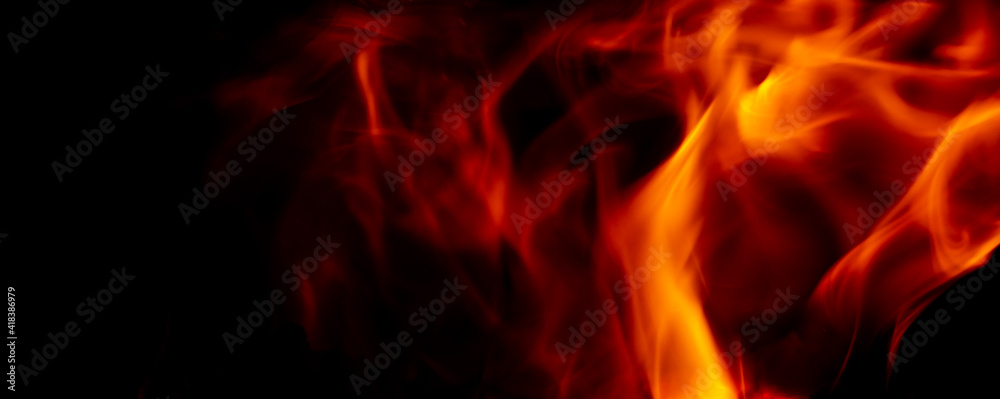 flame on a black background
flame on a black background