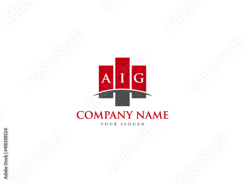 Letter AIG Logo Icon Design For Kind Of Use photo