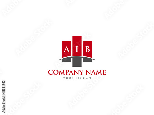 Letter AIB Logo Icon Design For Kind Of Use photo