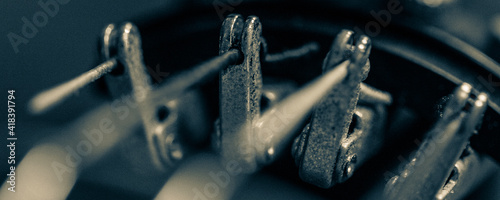 close up of a violin