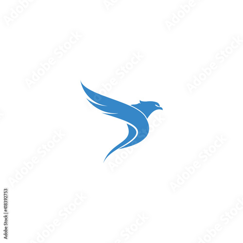 flying eagle vector icon template , EPS 10