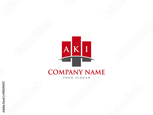 AKI Logo Letter Design For Business photo