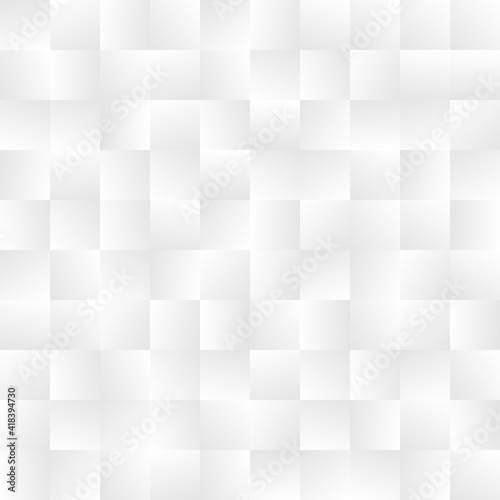 Pixel squares in gray shades. Seamless pattern. © Анастасия Фирсова