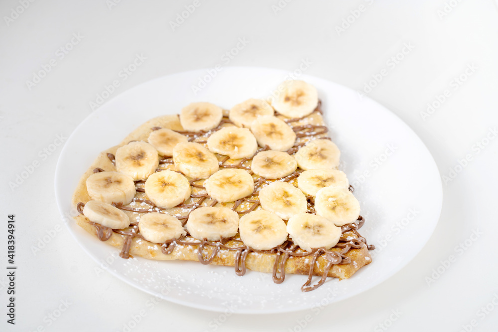 Crepas dulces con frutas 