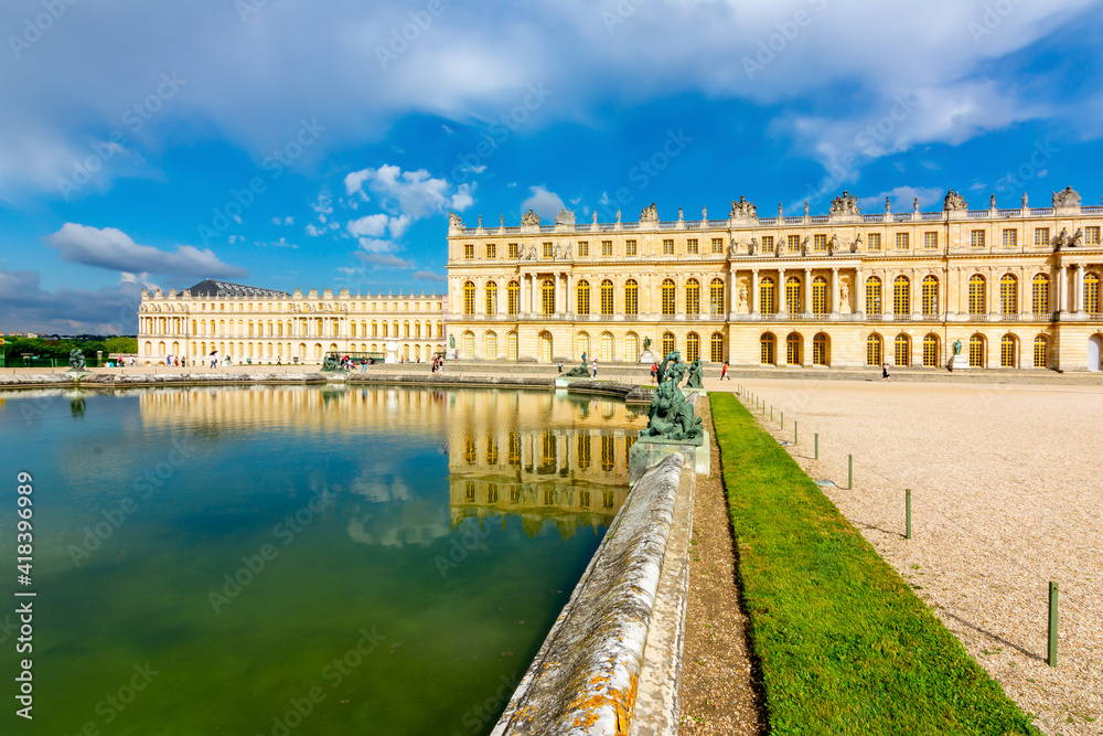 Versailles palace outside Paris, France