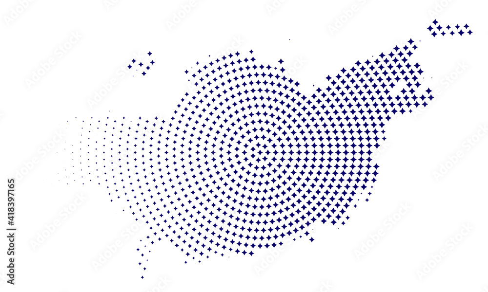 Halftone texture with blue dots. Minimalism, vector. Background for posters, websites, business cards, postcards, interior design.