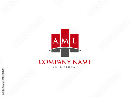 AML Logo Letter Design For Business