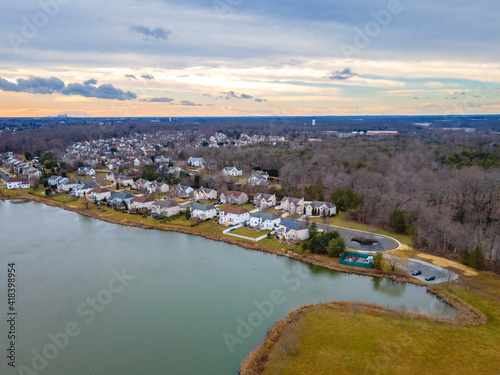 Aerial Drone of Hainesport New Jersey photo