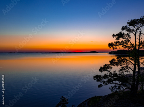 Scenic view of sunset against sky © Riku