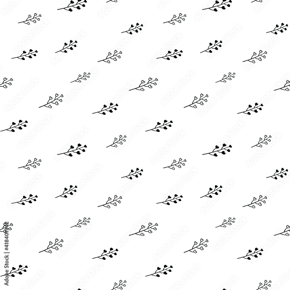 Plant seamless pattern digital paper pack combines beautifully with 13 styles of black & white hand-drawn plant doodle patterns. Add these to your creative ideas to save you time and make your arts ou