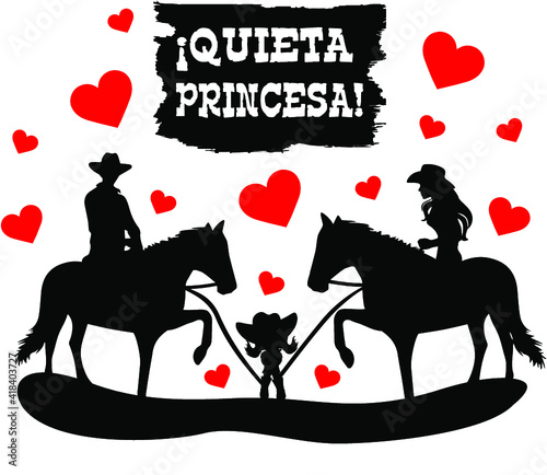 Quieta princesa vaquera