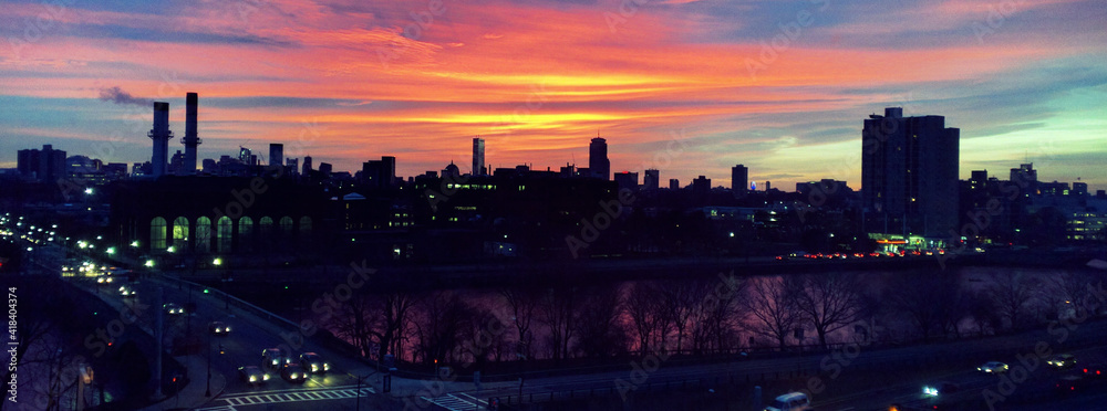 Boston/Cambridge Skyline at Sunset