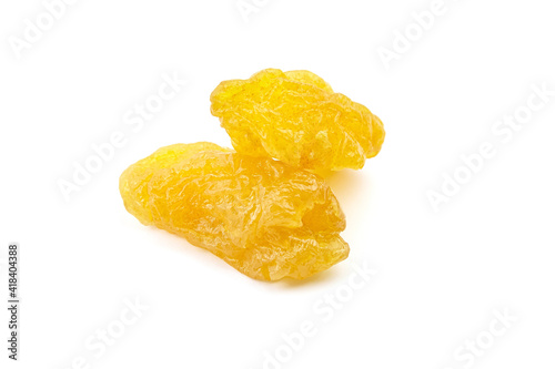 Dried fruit pears isolated on white background