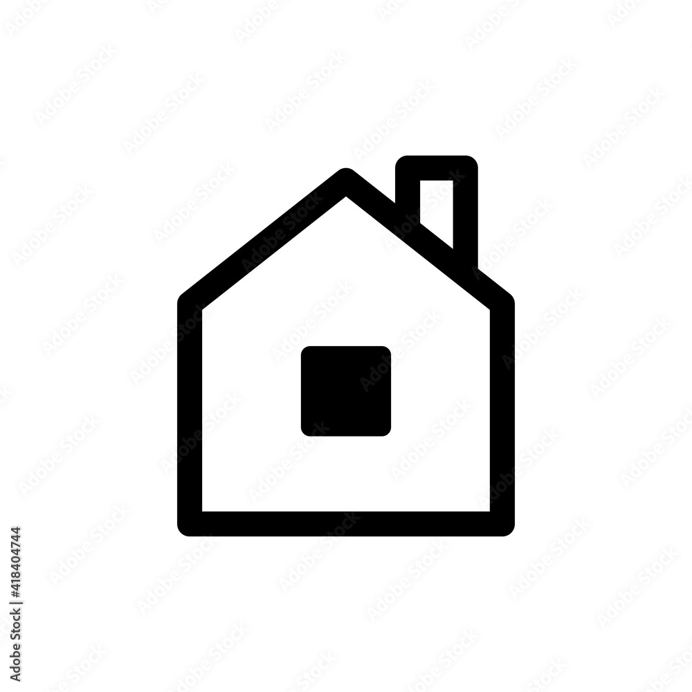 House vector icon. Home linear pictogram. House vector icon. Home linear pictogram.