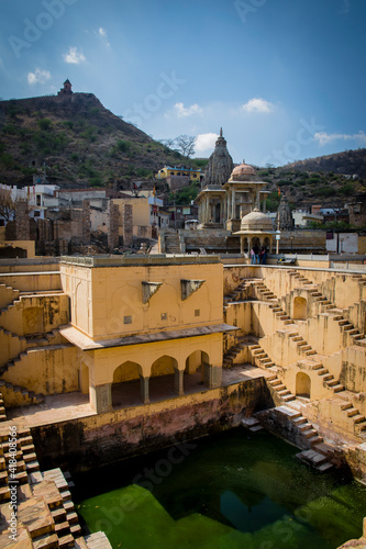 Paana Meena Stepwell in Jaipur, Rajasthan photo