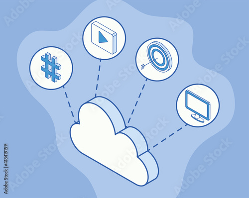 social five icons