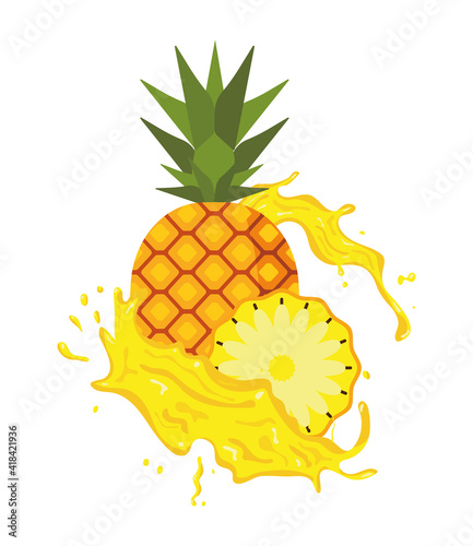 pineapple fruit splash