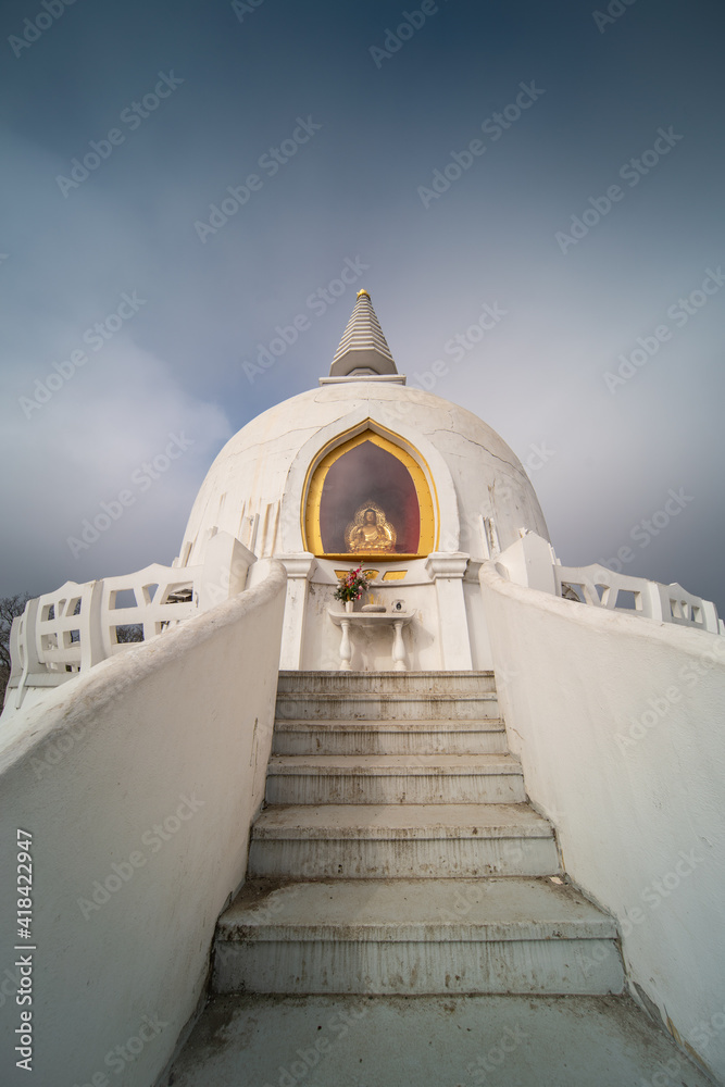 white stupa in hungary, Zalaszanto