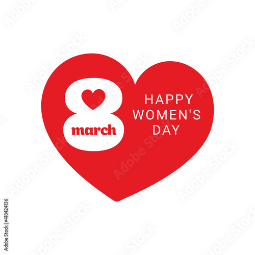 8 march. Happy Women's Day 