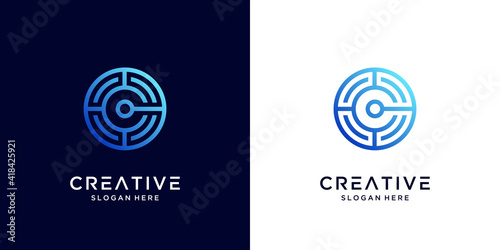 Creative Letter C logo design inspiration