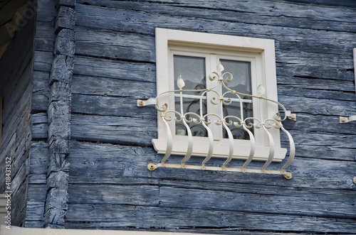 Vintage Wodden Window architecture frame