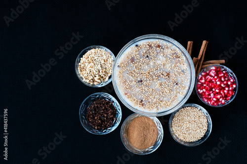 Traditional ashura soup