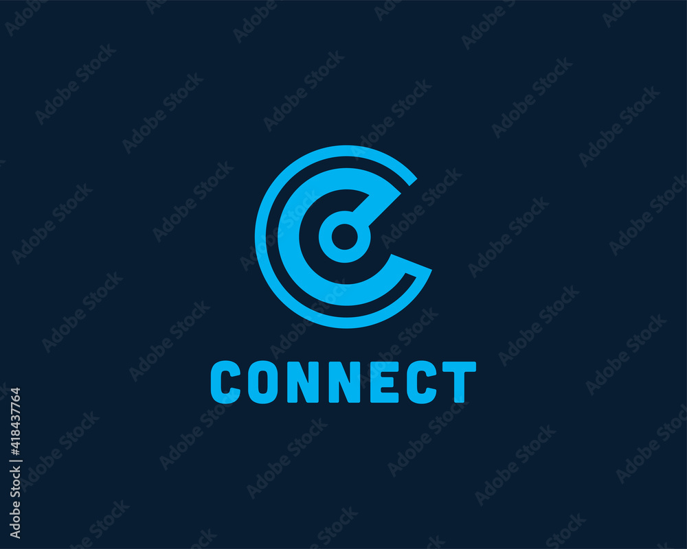 connect logo creative symbol logo initial c logo tech logo digital symbol logo connect logo creative symbol logo initial c logo tech logo digital symbol logo