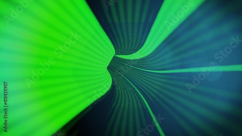 VJ Loop - Animation flying through a 6 sided tunnel of multi coloured neon lines.

Flowing motion, modern glowing textures.

4K high resolution , continuously looping
