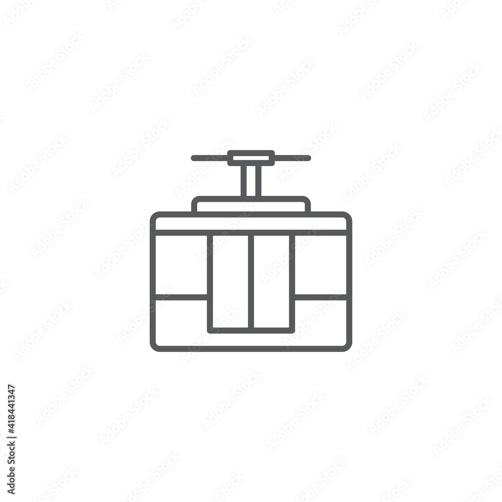 cable car outline icon linear style sign for mobile concept and web design funicular simple line cable car outline icon linear style sign for mobile concept and web design funicular simple line
