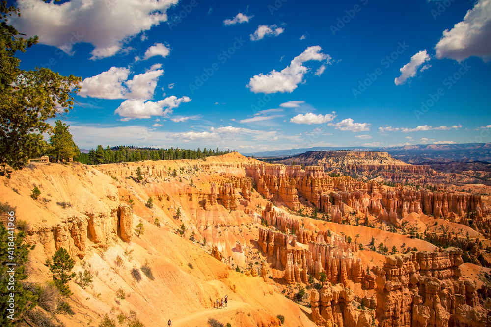 Sandstone of Bryce Canyon in Utah