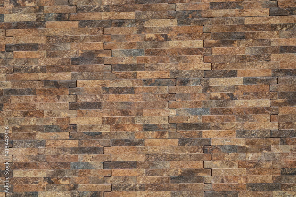 Brown background in the form of bricks Brown background in the form of bricks