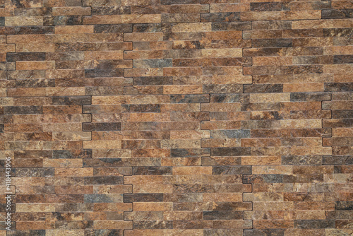 Brown background in the form of bricks