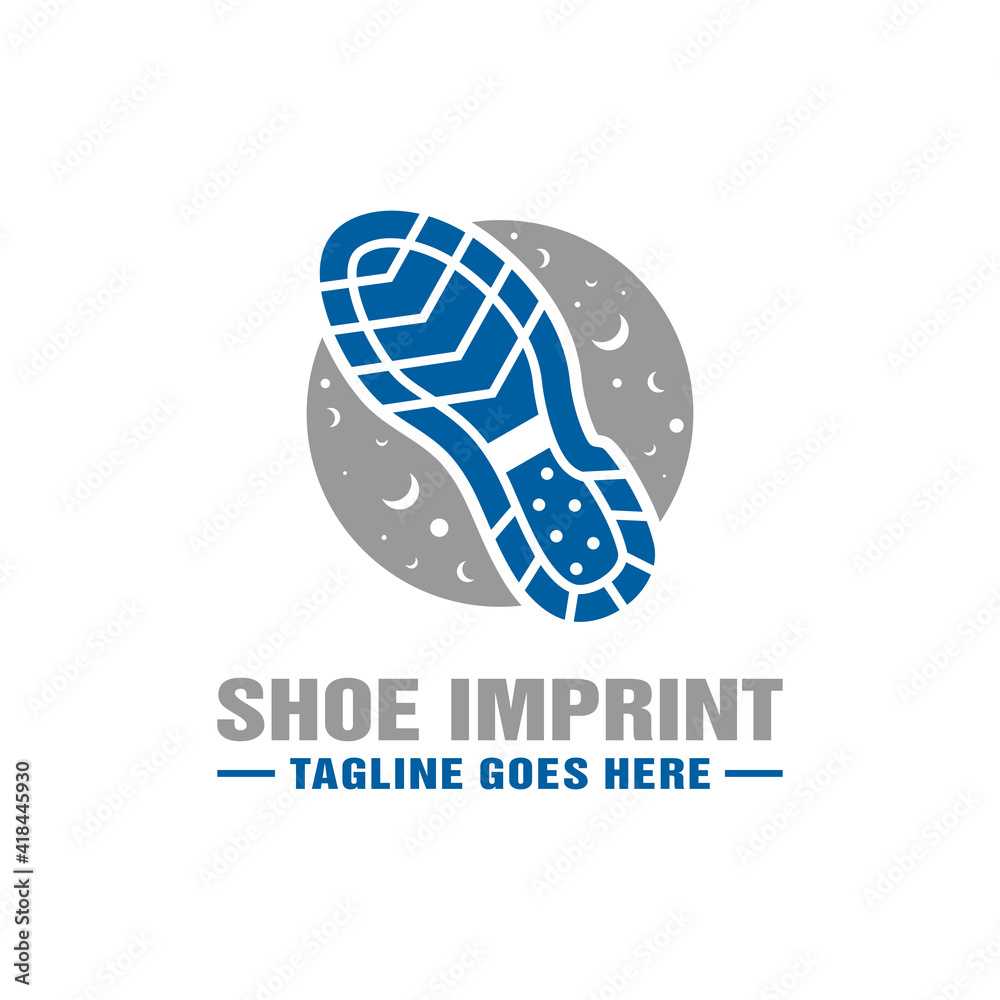 logo design of boot imprint logo design of boot imprint
