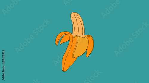 plátano vector