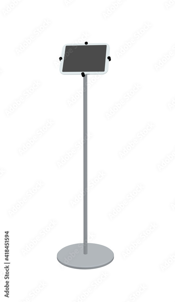 タブレットスタンドの3dレンダリング タブレットスタンドの3dレンダリング