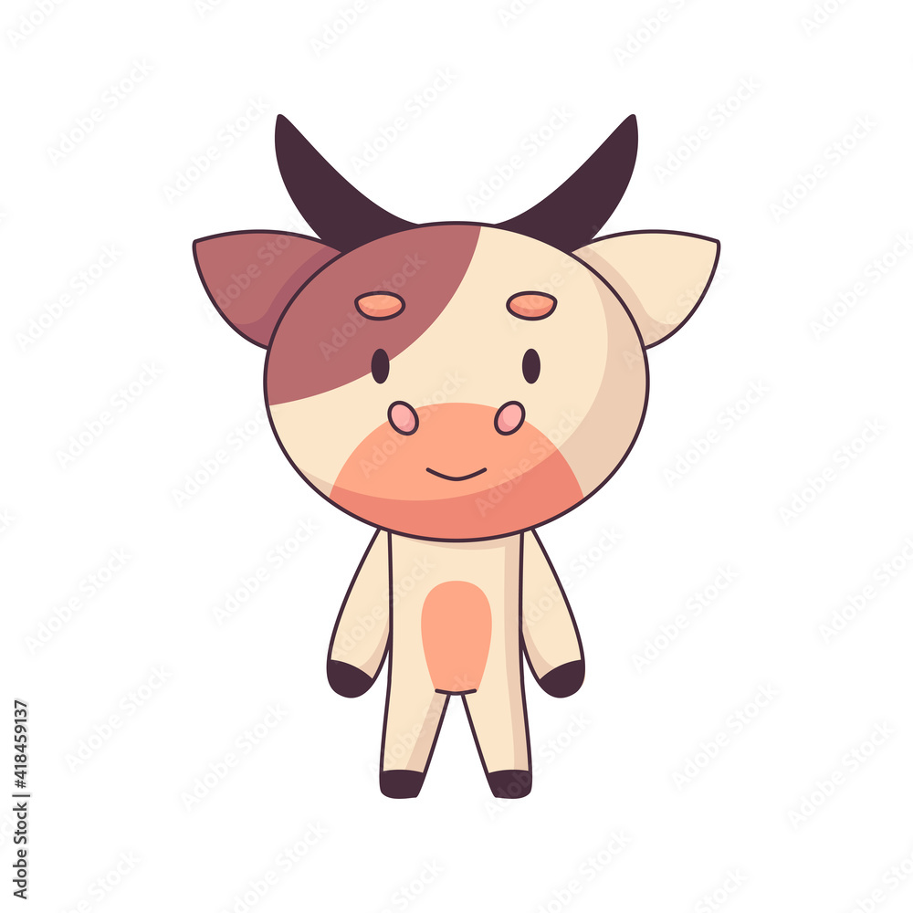 cow cartoon doodle hand drawn concept vector kawaii illustration cow cartoon doodle hand drawn concept vector kawaii illustration