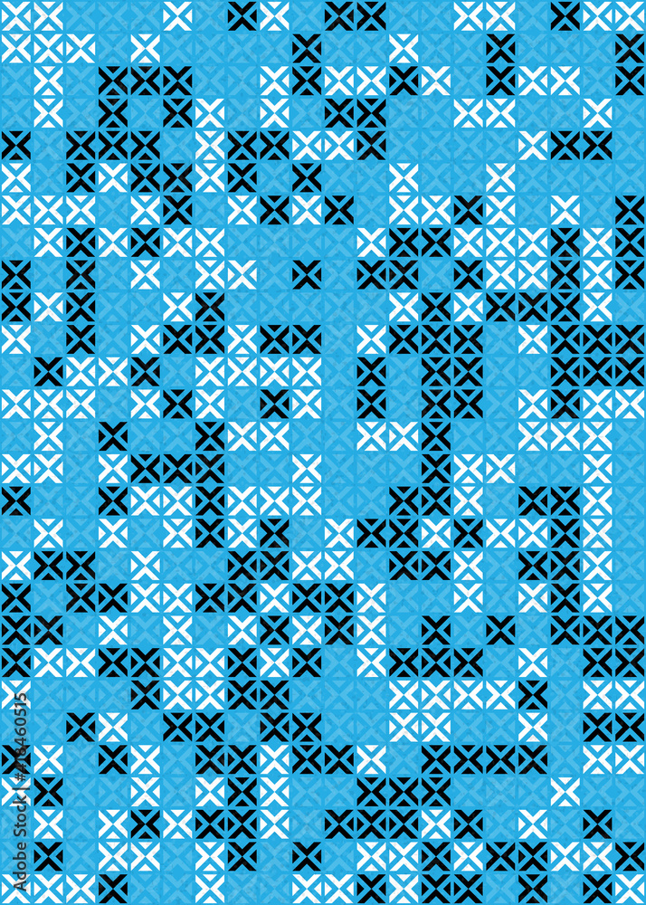 Abstract Geometric Pattern generative computational art illustration Abstract Geometric Pattern generative computational art illustration