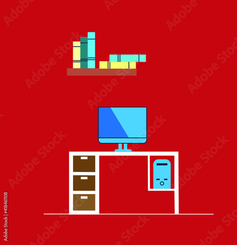 tv with icons