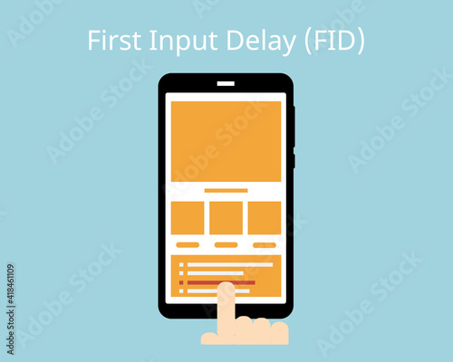 core web vitals in First Input Delay (FID)