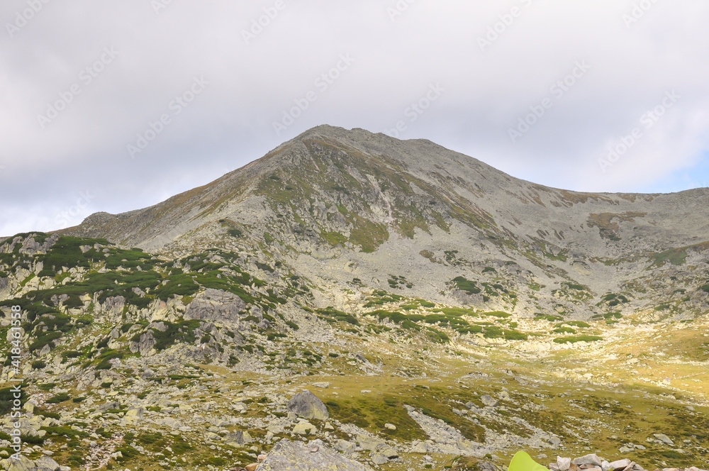 The mountains of Romania. Mountain landscape from the Retezat massif, Romania. Carpathians.