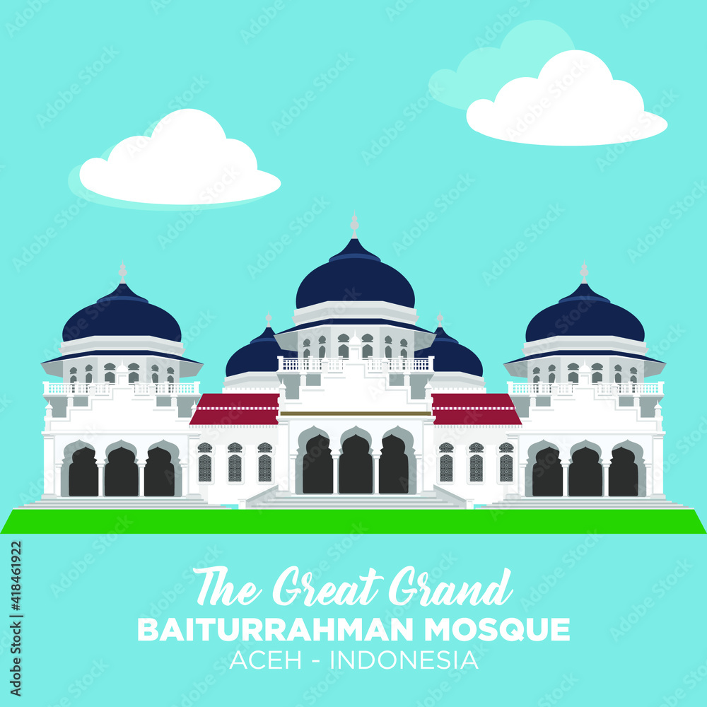 Baiturrahman Grand Mosque is a Mosque located in the center of Banda Aceh city, Aceh Province, Indonesia.