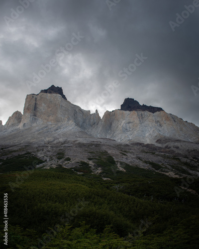 A view from the French lookout, in Torres del Paine National Park, Chile