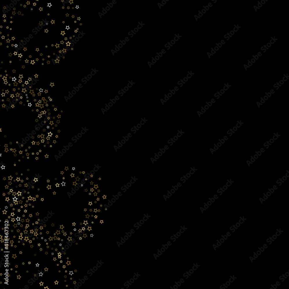 Gold Glitter Stars. Luxury Shiny Confetti. Gold Glitter Stars. Luxury Shiny Confetti.