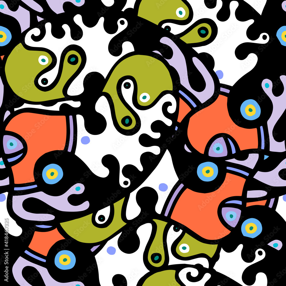 Doodles Print.