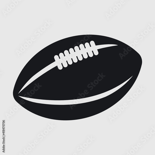 Ragby Ball Silhouette | Rugby Ball | Ball | Football | Sports Ball | American football