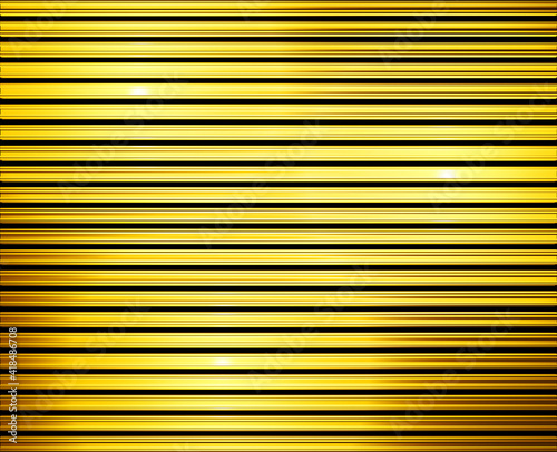 Gold metal striped background. Cool abstract illustration.