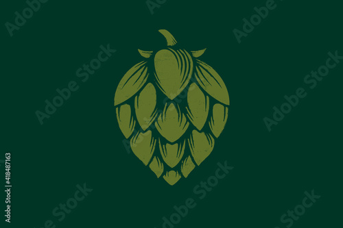 Beer Hop Organic Logo Design