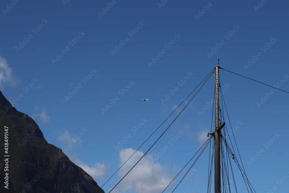 Plane Spotted From Sailing Boat Milford Sound Plane Spotted From Sailing Boat Milford Sound